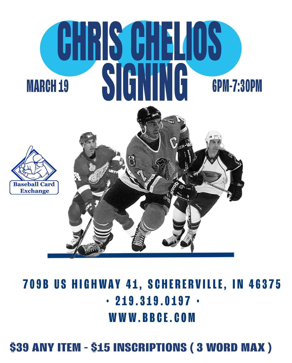 Chris Chelios Public Signing