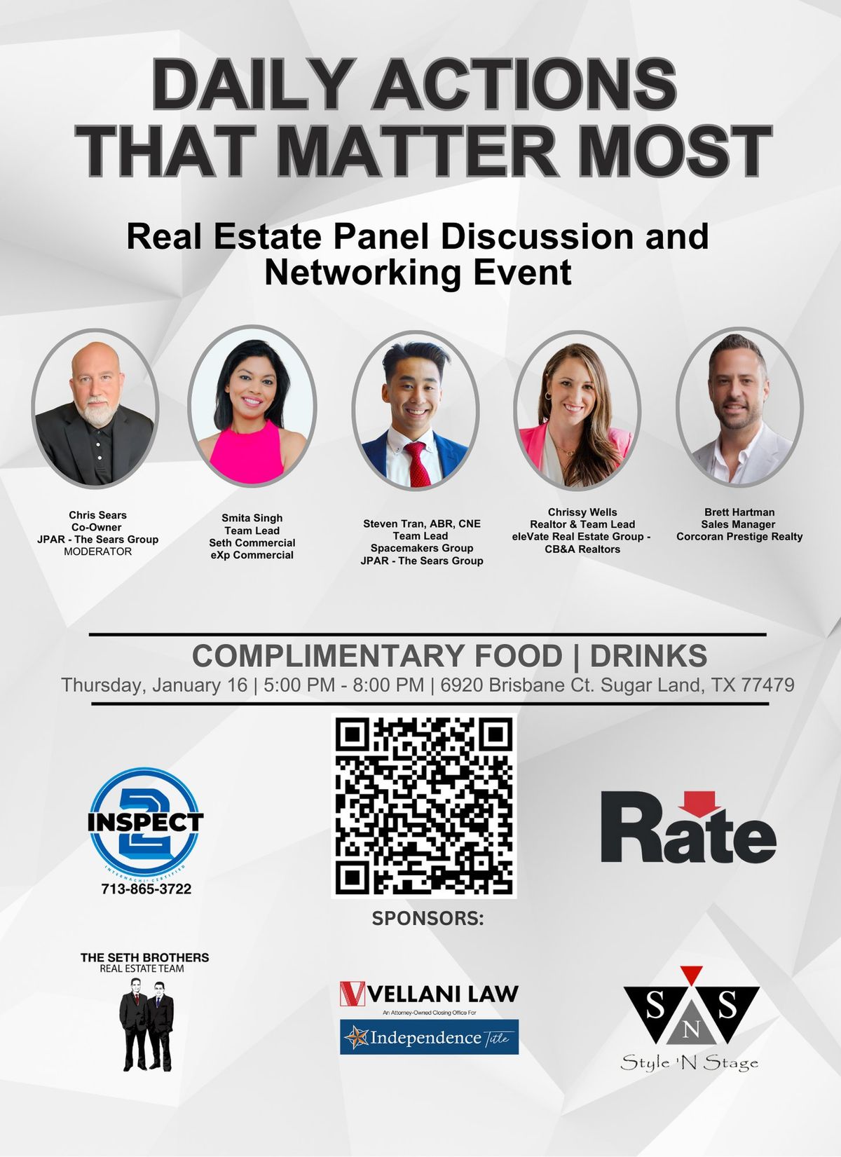 Real Estate Networking  and Panel Discussion