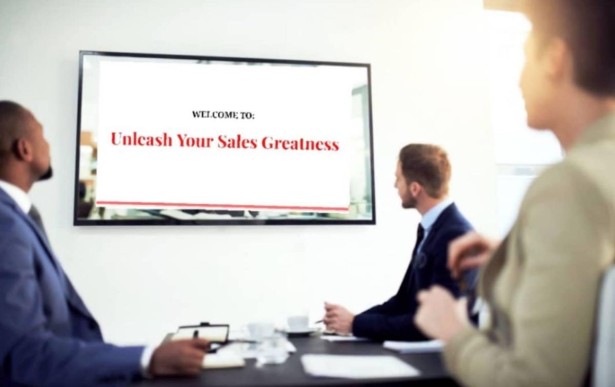 Unleash Your Sales Greatness
