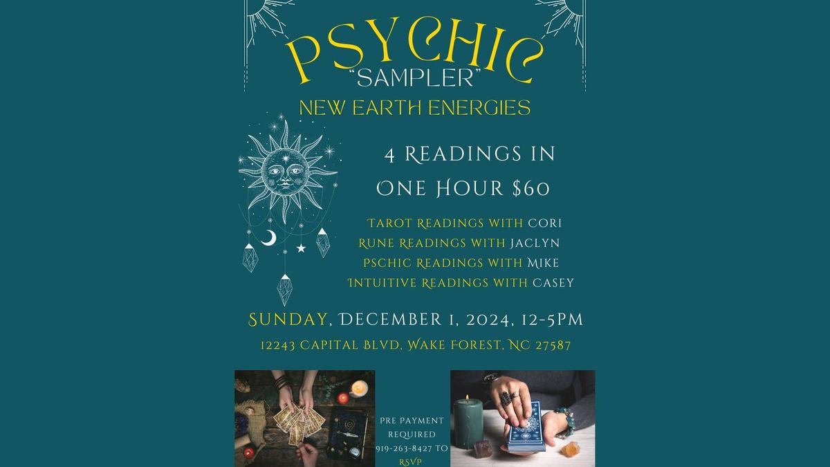 Psychic Sampler at New Earth Energies