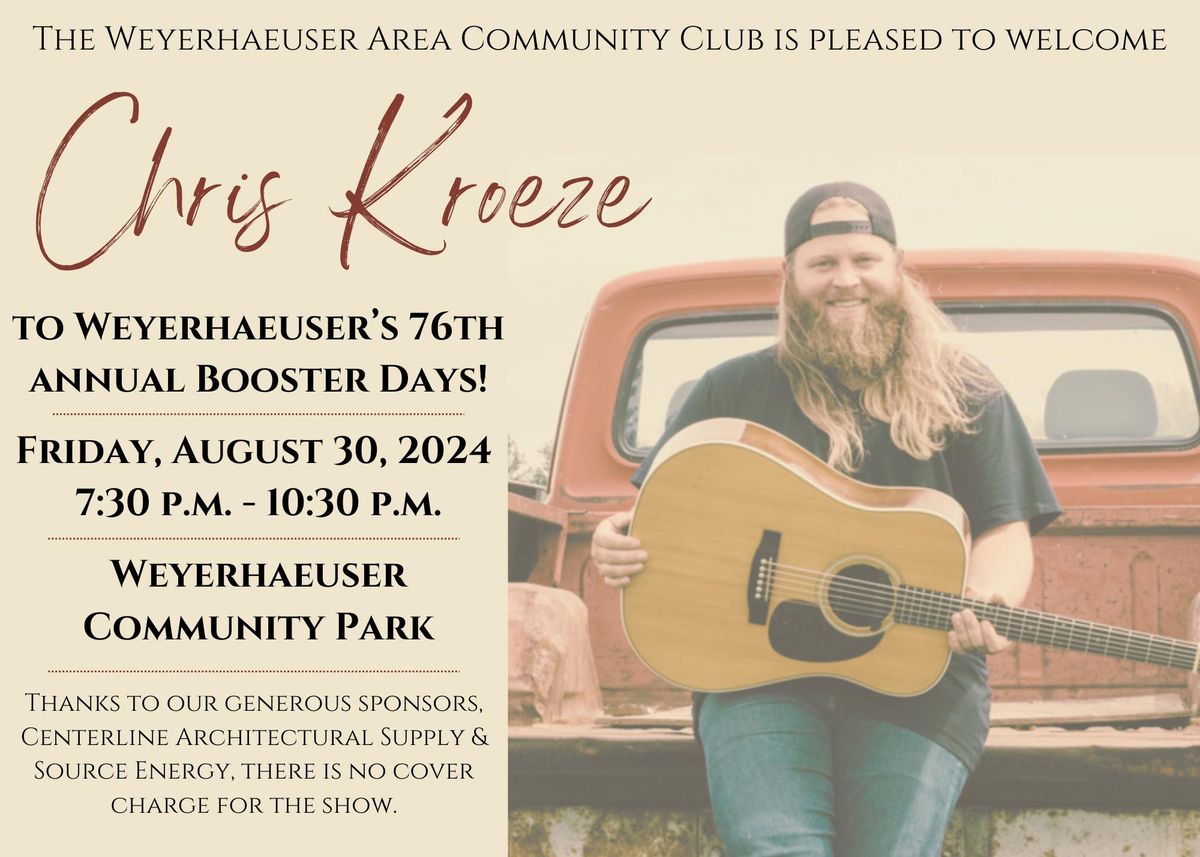 Chris Kroeze live at Booster Days 2024