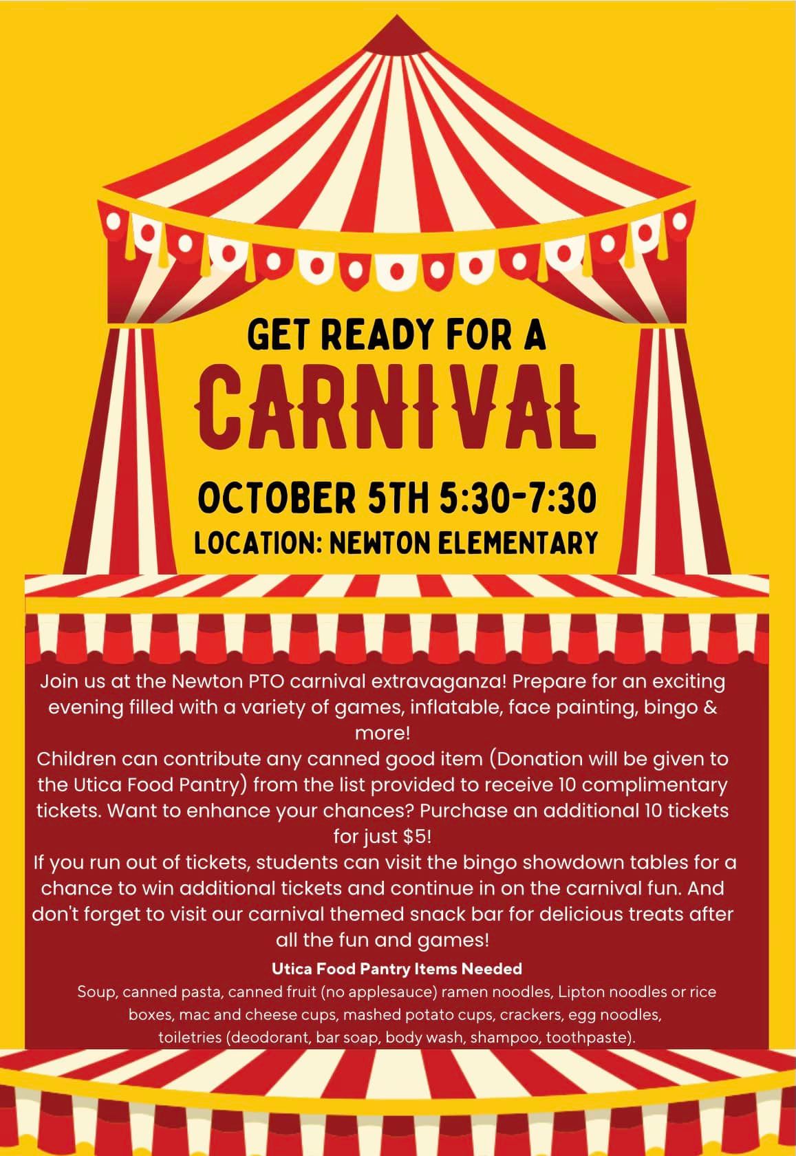 Newton Elementary PTO  Carnival