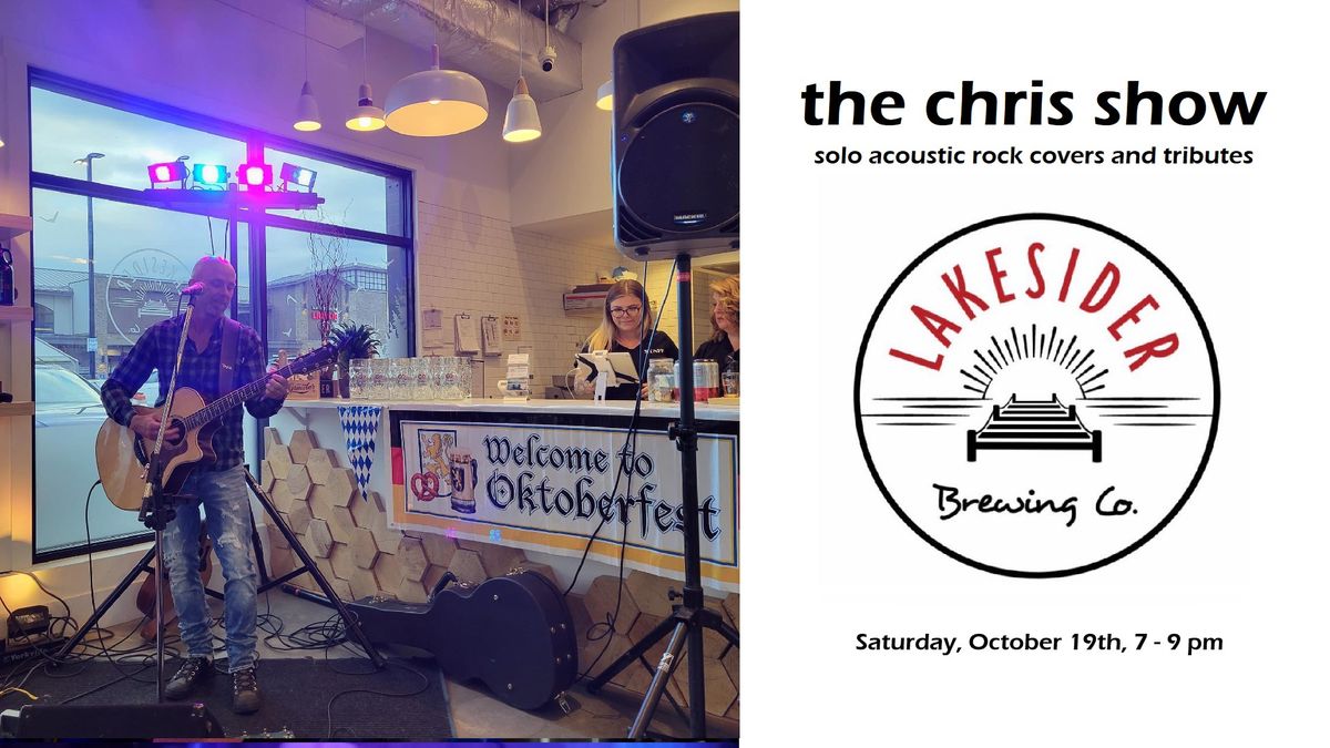 the chris show at Lakesider Brewing Company