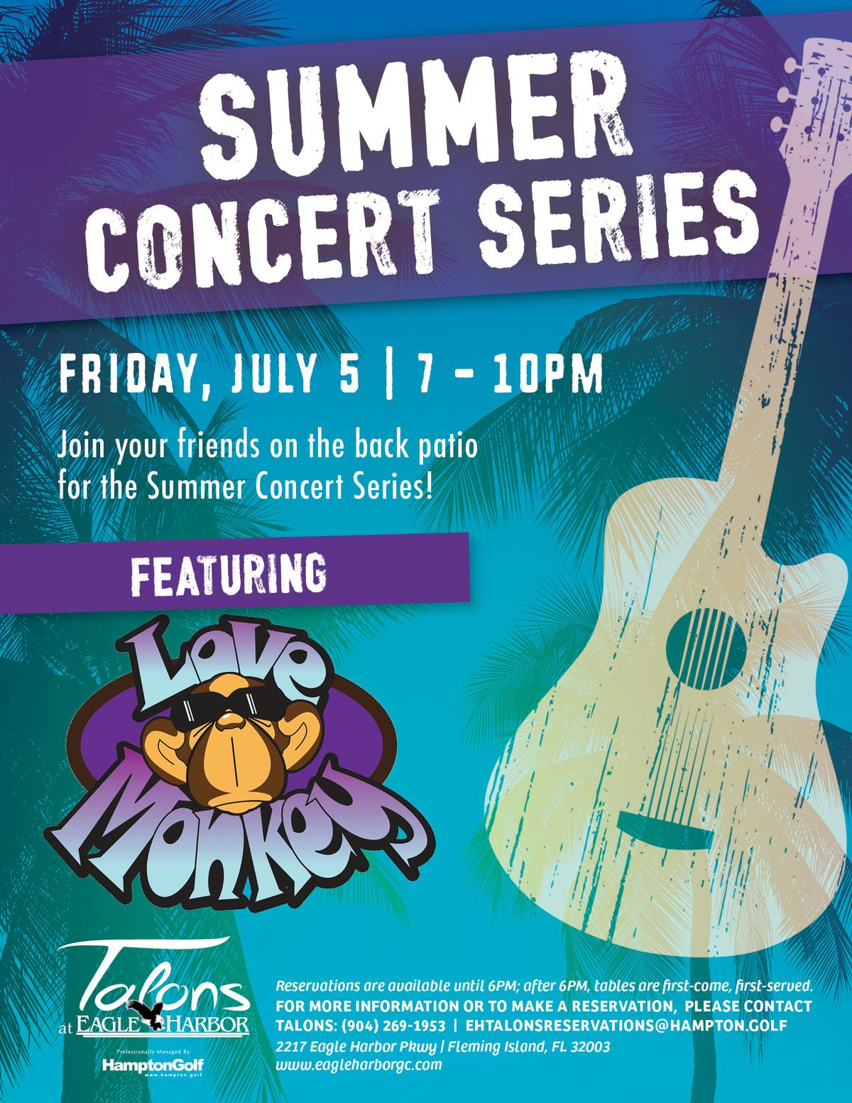 Summer Concert Series: Love Monkey