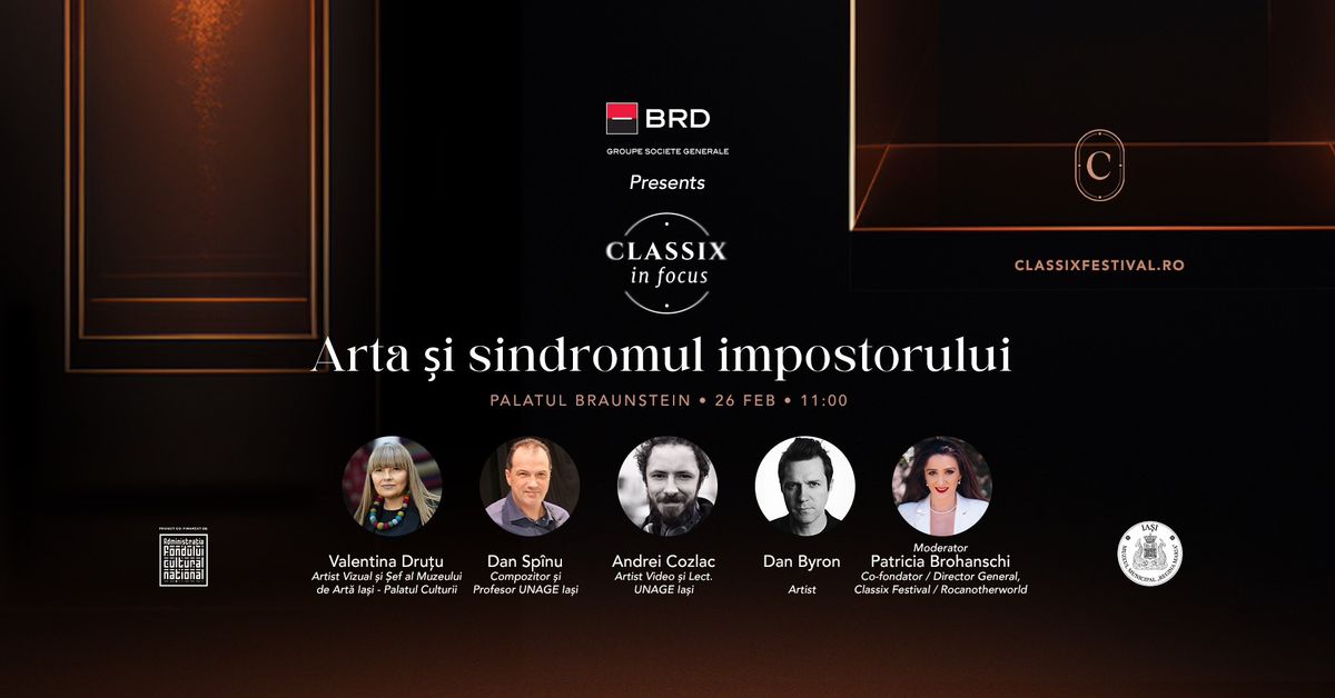 Classix in Focus :: Panel :: Arta \u0219i sindromul impostorului