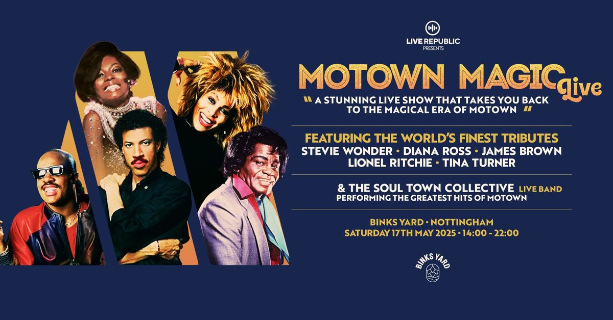 Motown Magic Live | Binks Yard