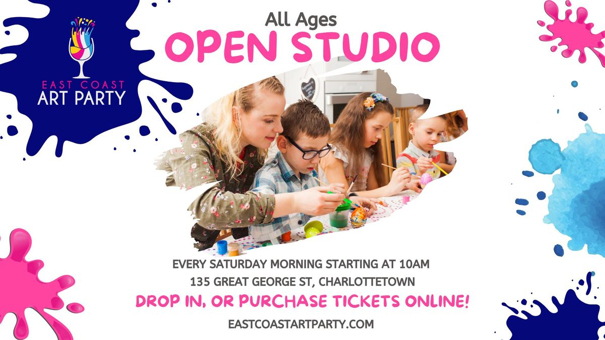 Art Party 0720 - All Ages Open Studio - Art Party Studio, Charlottetown