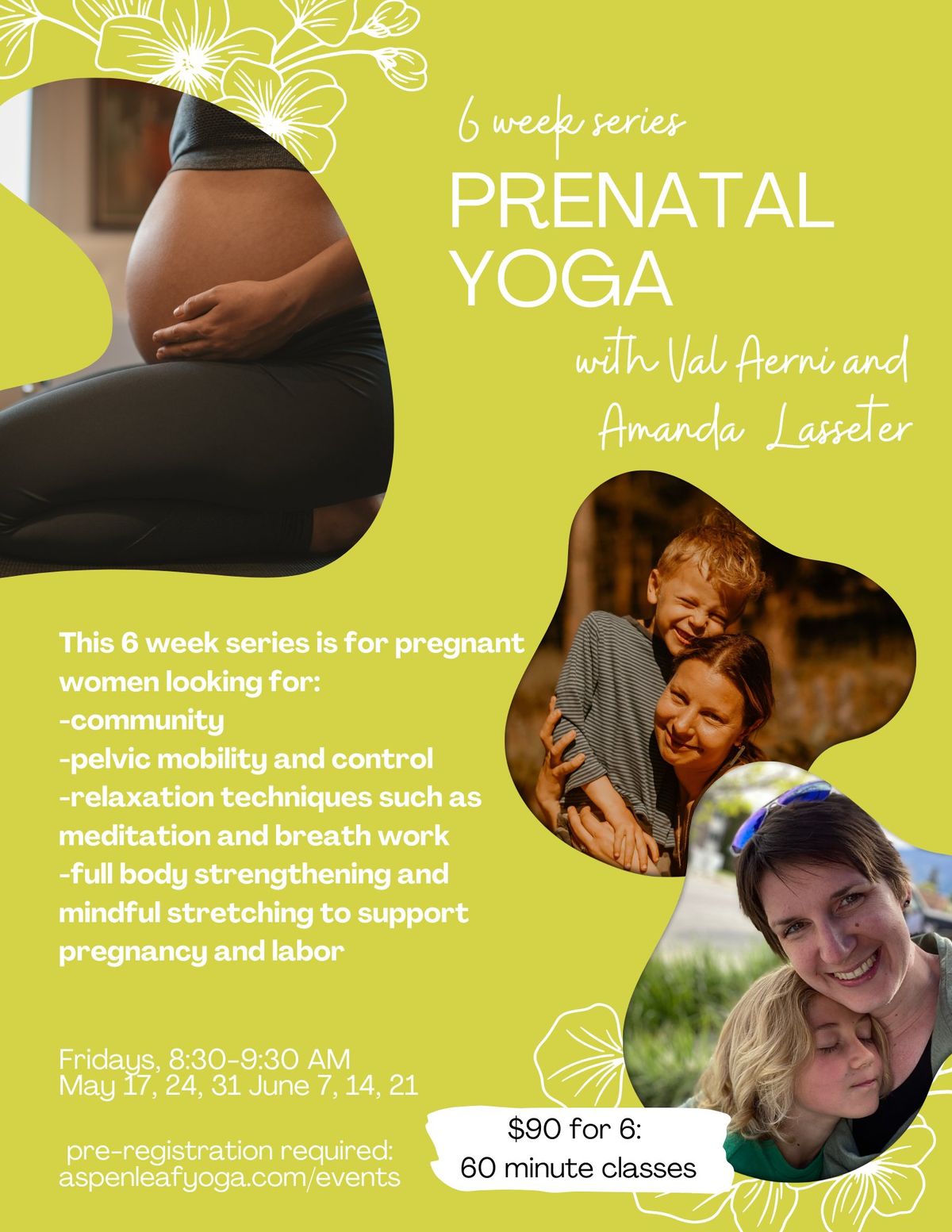 Prenatal Yoga- 6 week series! 