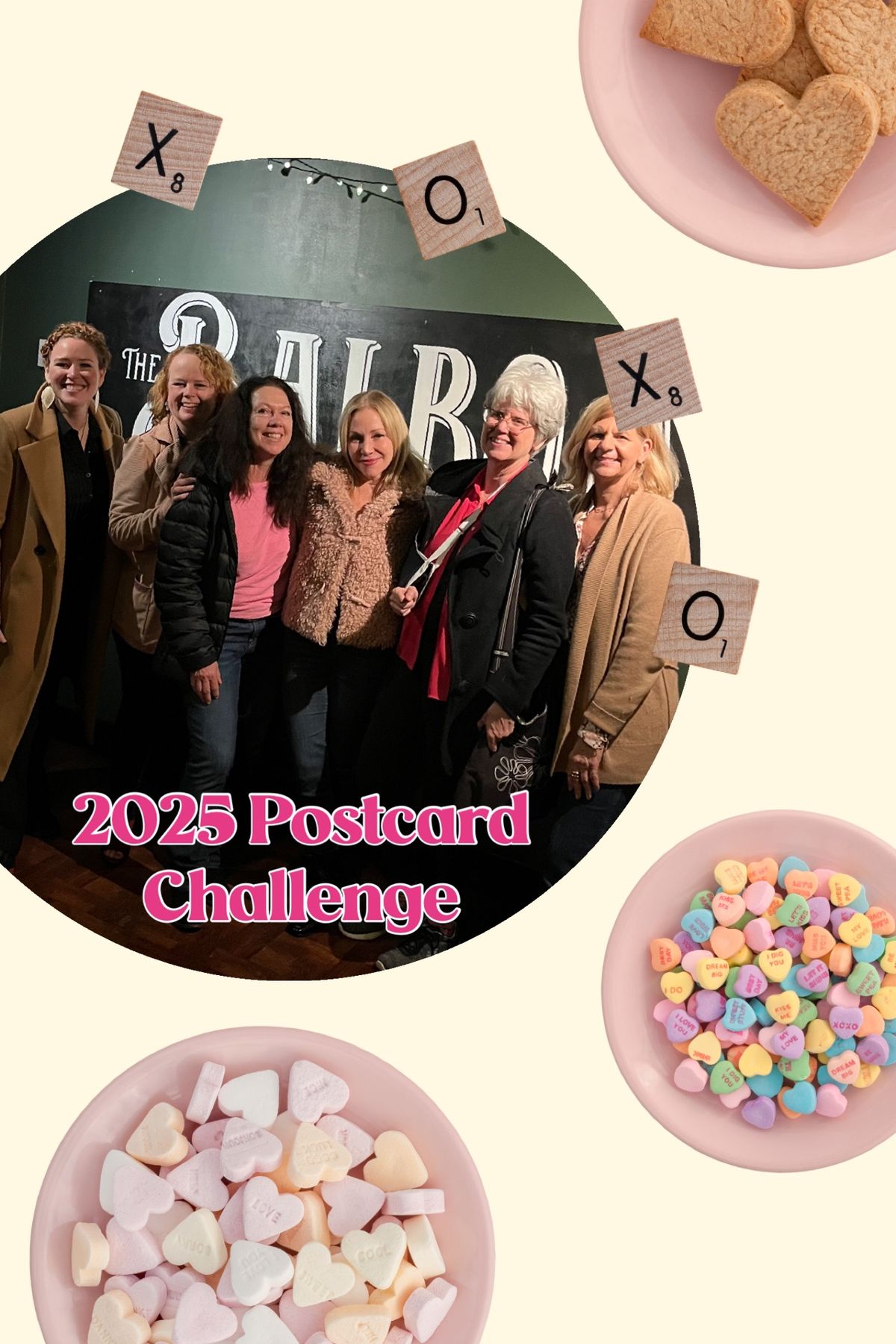 Galentine\u2019s Flower Exchange and Postcard Challenge Book Exchange