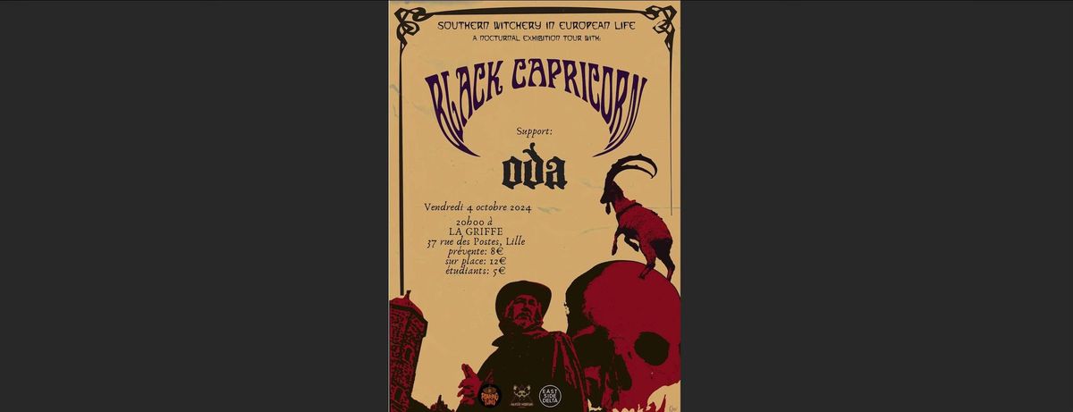 Black Capricorn (Sardaigne) \/ Oda (Paris)