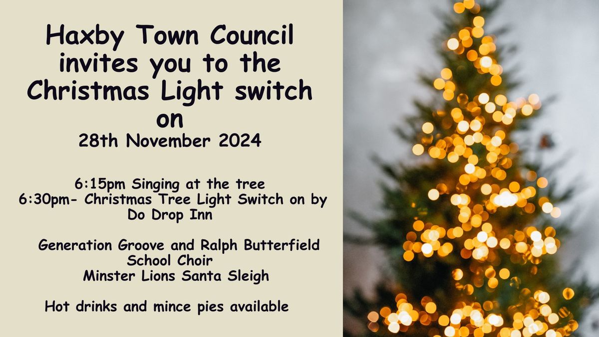 Haxby Town Council Christmas Light switch on 