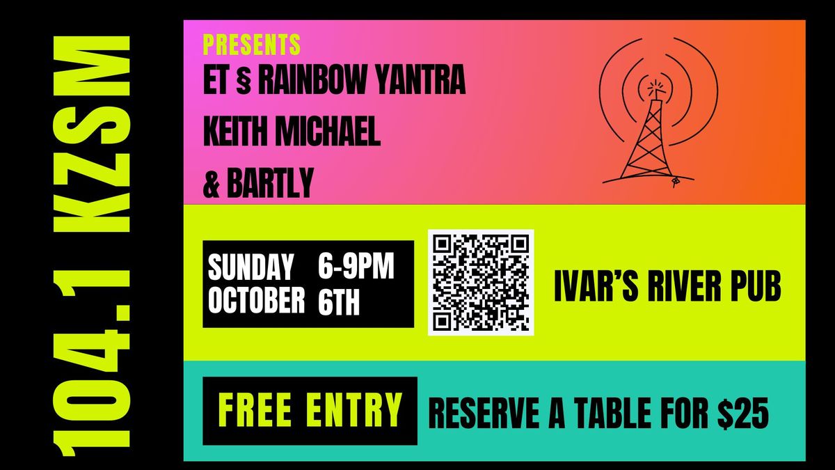 KZSM Presents ET \u00a7 Rainbow Yantra, Keith Michael & Bartly