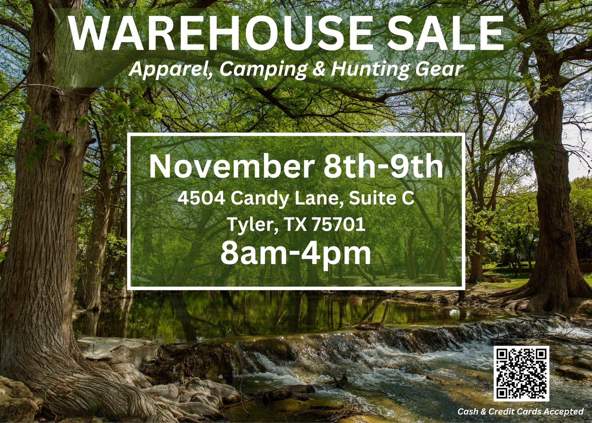 Fall \/ Holiday Warehouse Sale