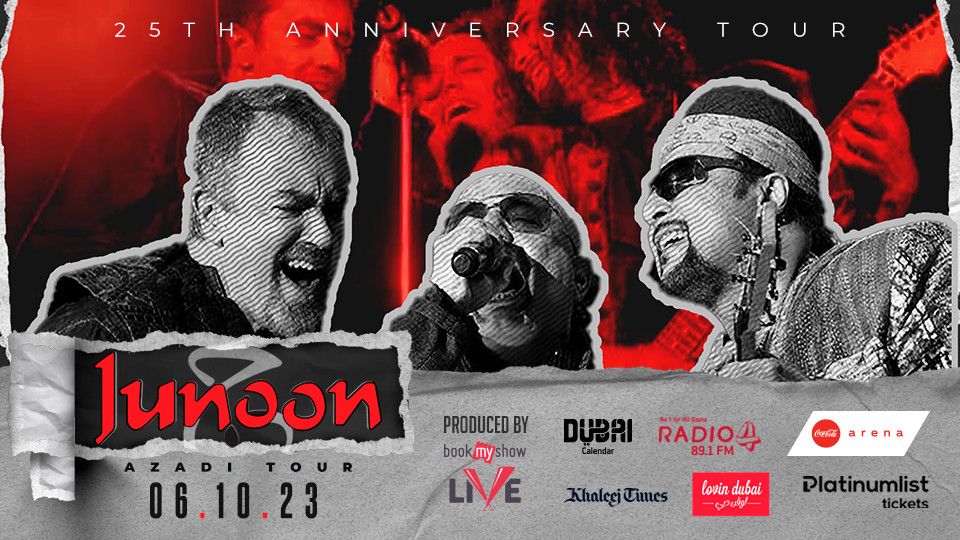 Junoon - Azaadi Tour Live Concert in Coca-Cola Arena, Dubai