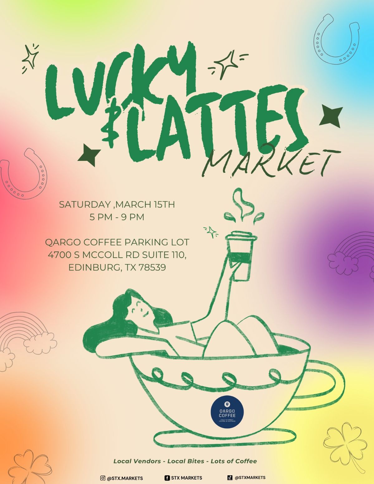 Lucky & Lattes Market!