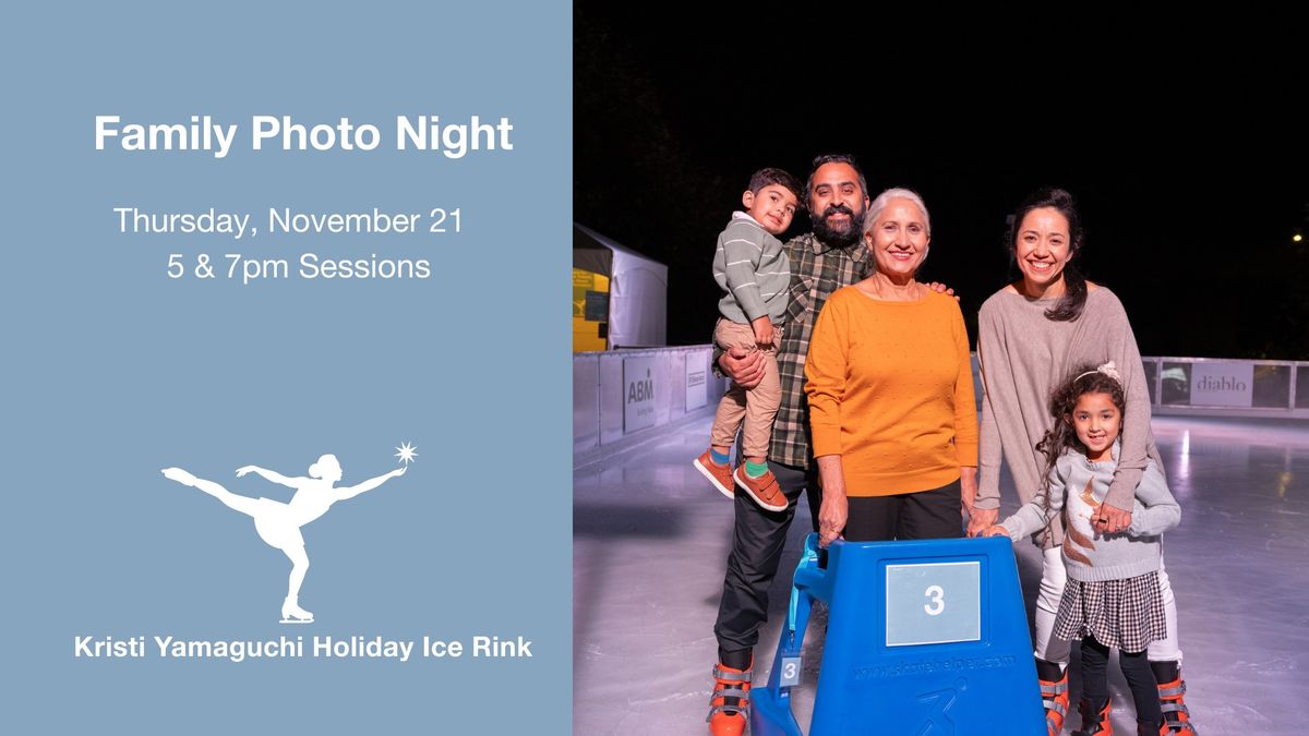 Family Photo Night at the Rink