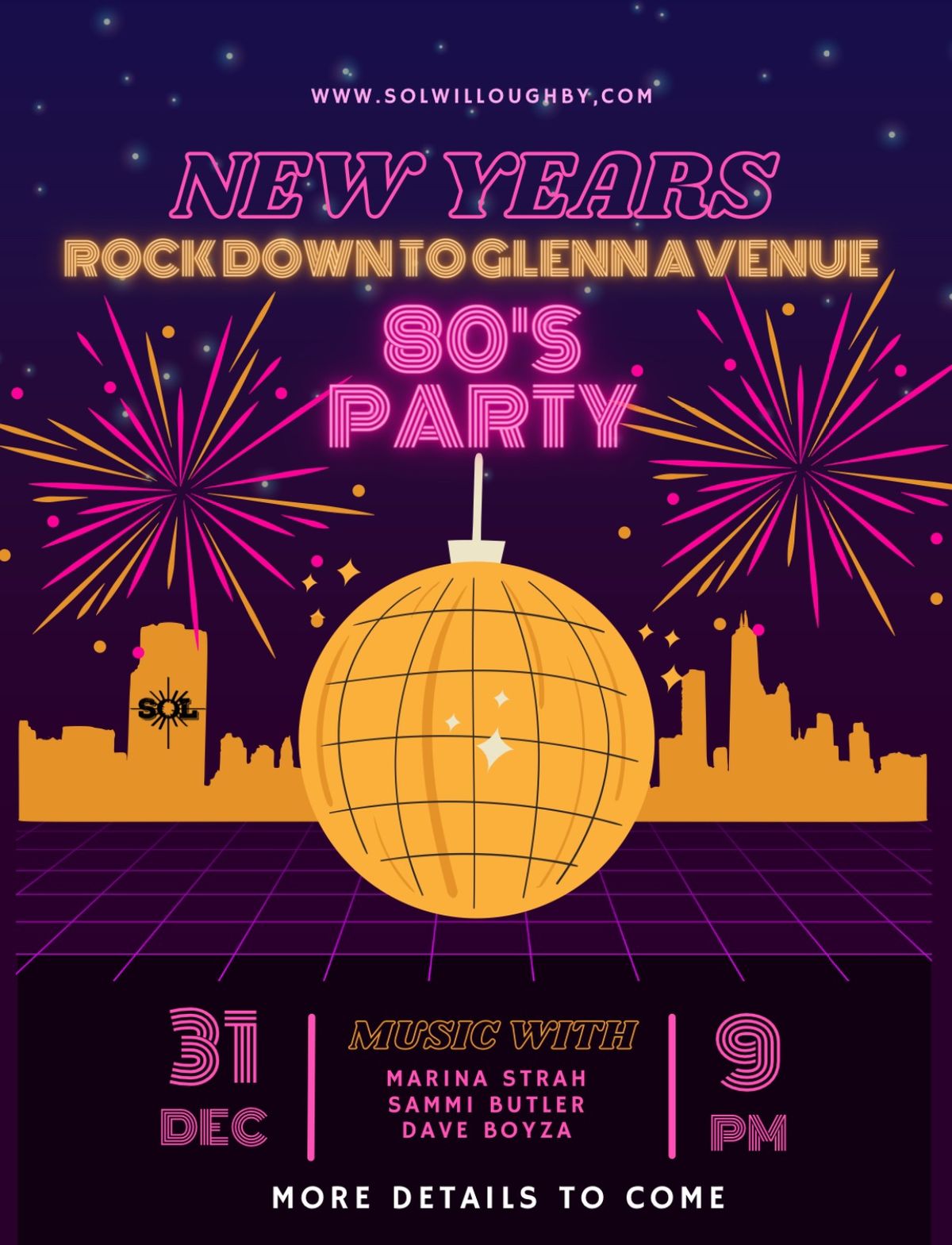 NYE 80's PARTY