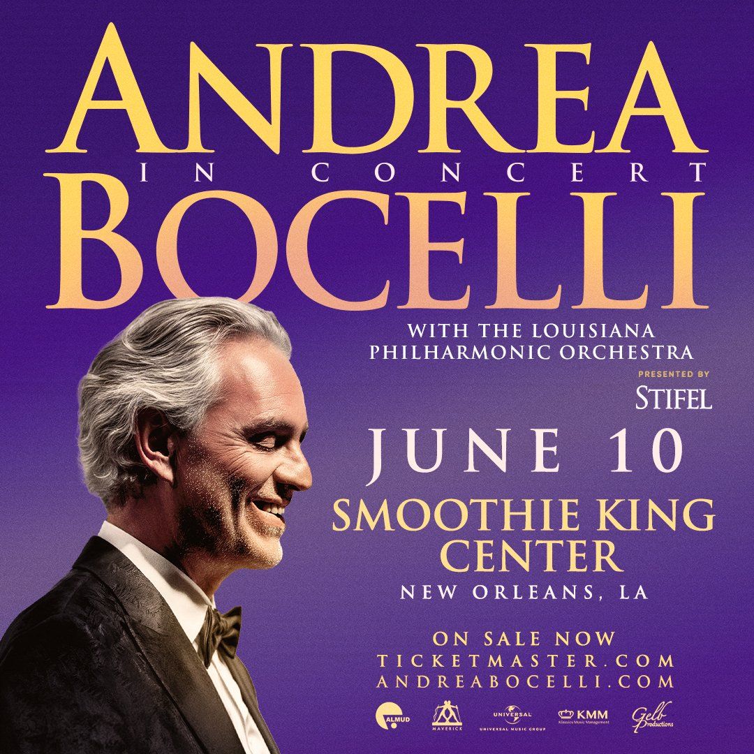 Andrea Bocelli At Smoothie King Center Smoothie King Center New andrea-bocelli-at-smoothie-king-center-smoothie-king-center-new