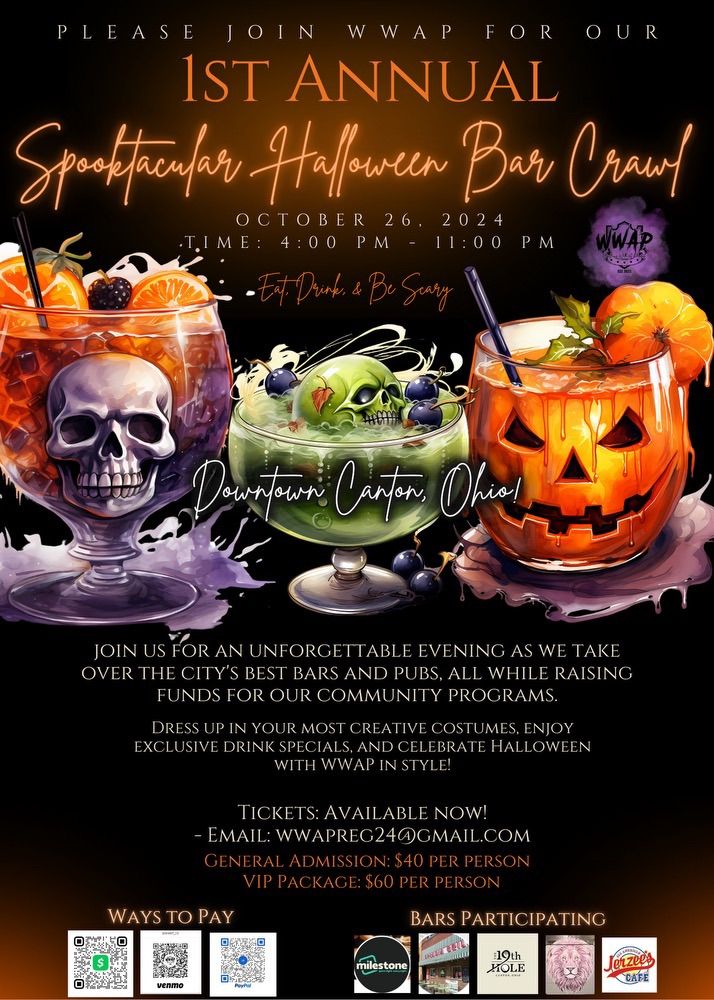 WWAP\u2019S 1st Annual Spooktacular Halloween Bar Crawl