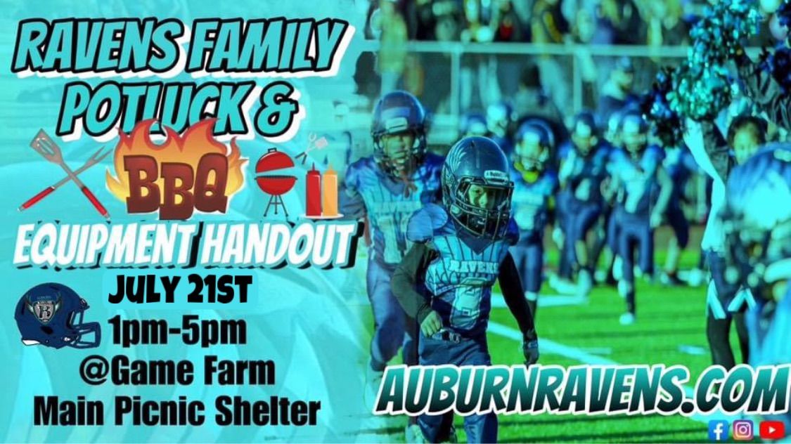 SAVE THE DATE!! July 21st! Ravens Family BBQ