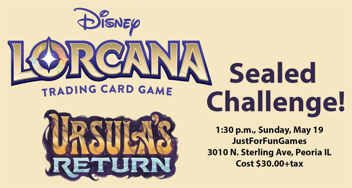 Disney Lorcana Ch 4 Sealed Event Challenge