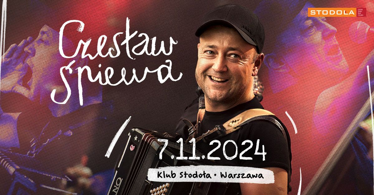 Czes\u0142aw \u015apiewa, 07.11.2024, Klub Stodo\u0142a