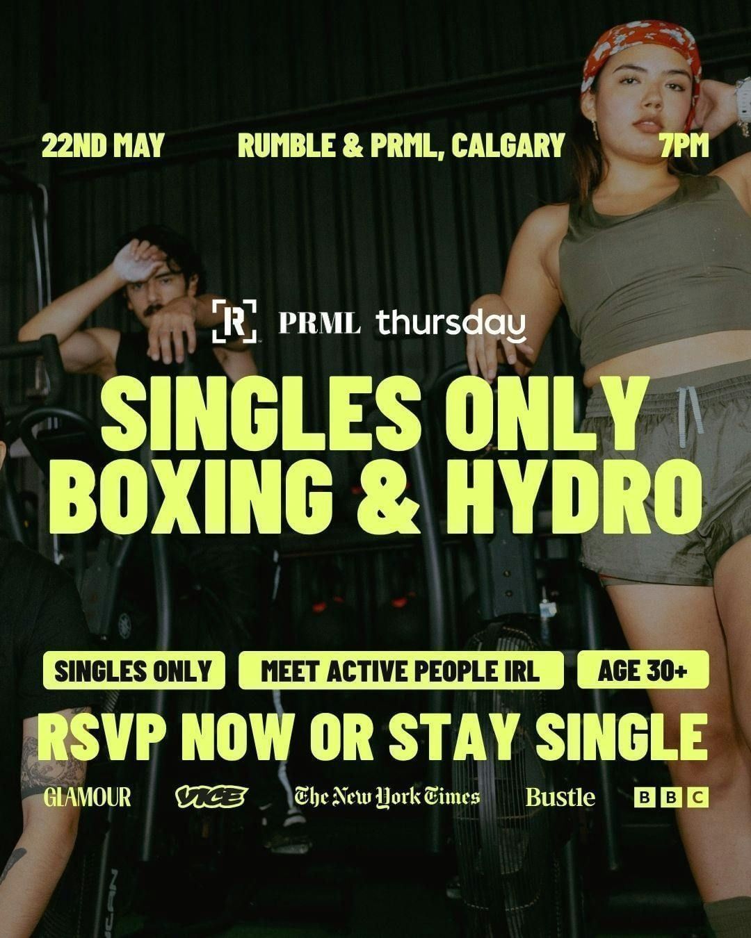 Friday | Rumble 17th Boxing & Spa Night (Age 30+) | Calgary