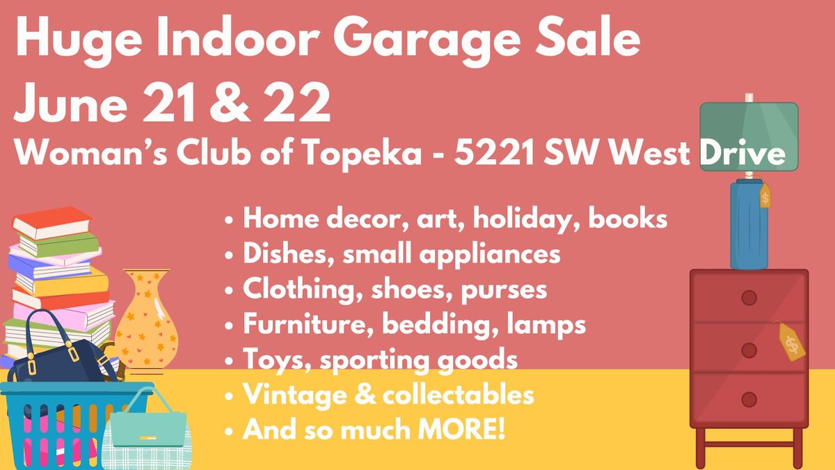 Treasure Sale - Huge Indoor Garage Sale June 21 & 22