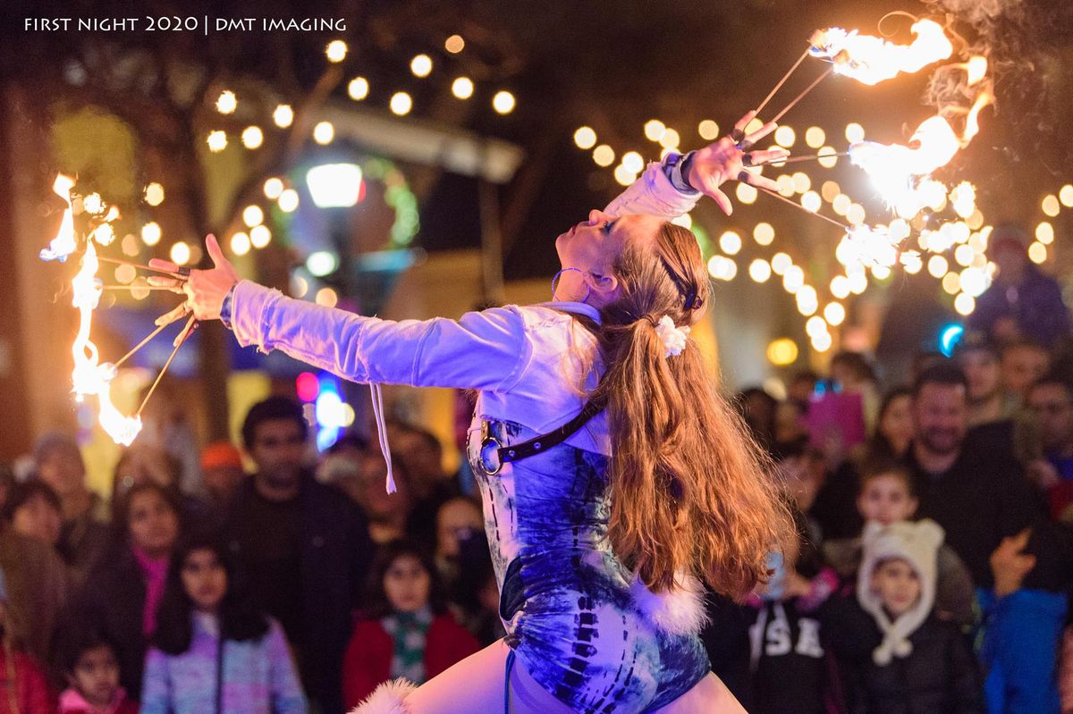 Flashpoint Fire Show at First Night Monterey