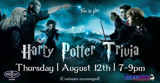 Harry Potter Trivia at The Brass Tap Prosper