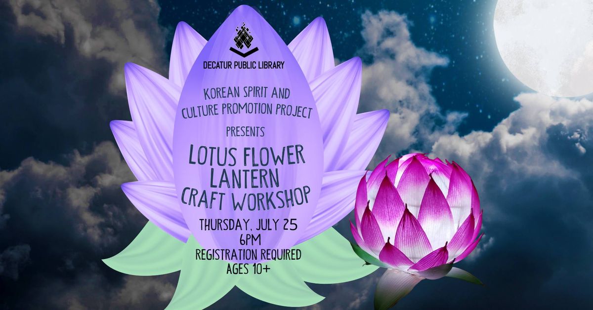Lotus Flower Lantern Craft Workshop