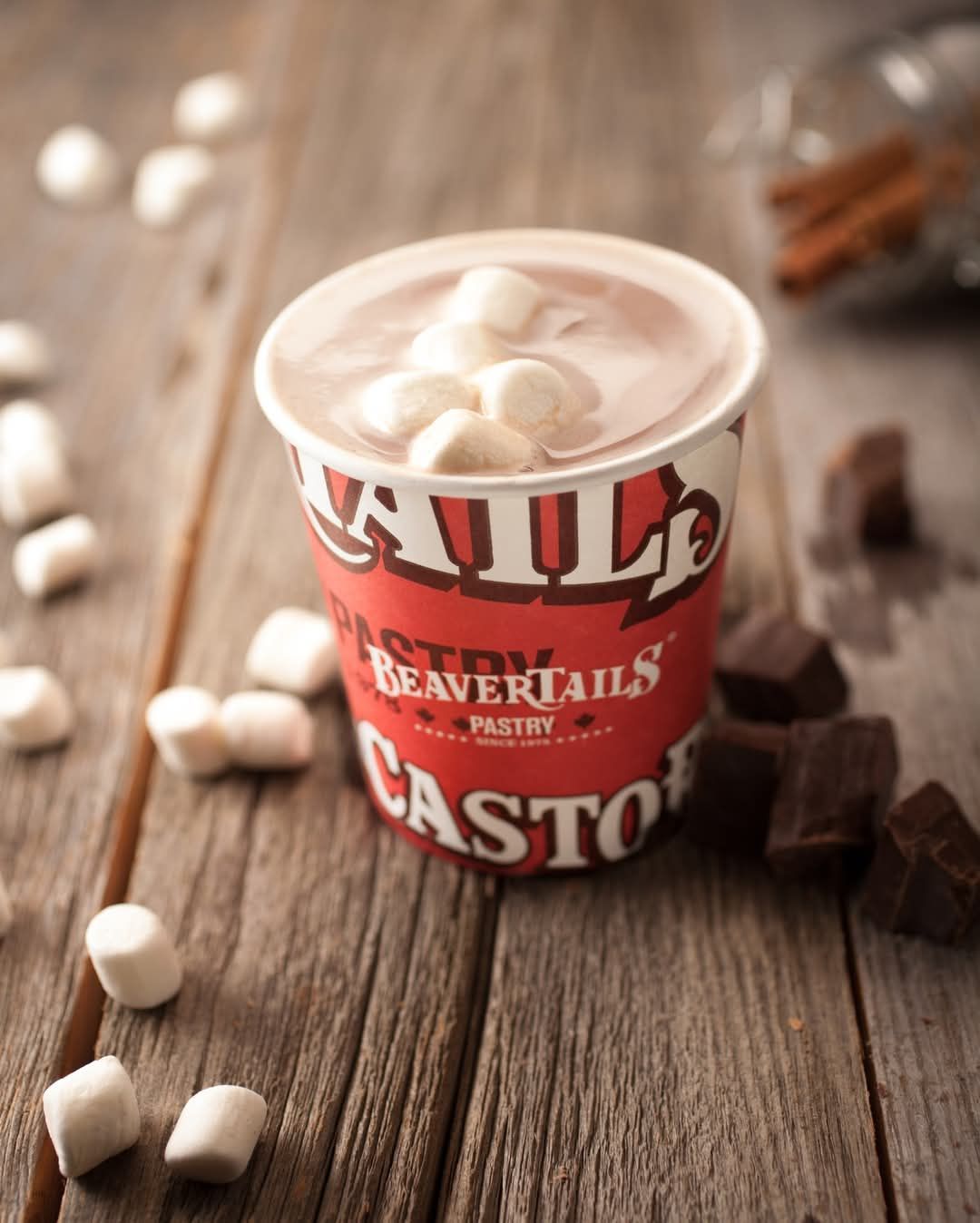 Hot Chocolate and BeaverTails Pastry Pairing