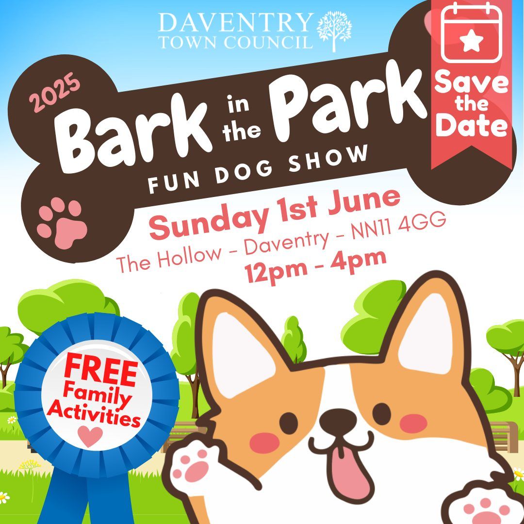 Bark in the Park 2025 - Daventry's Fun Dog Show!