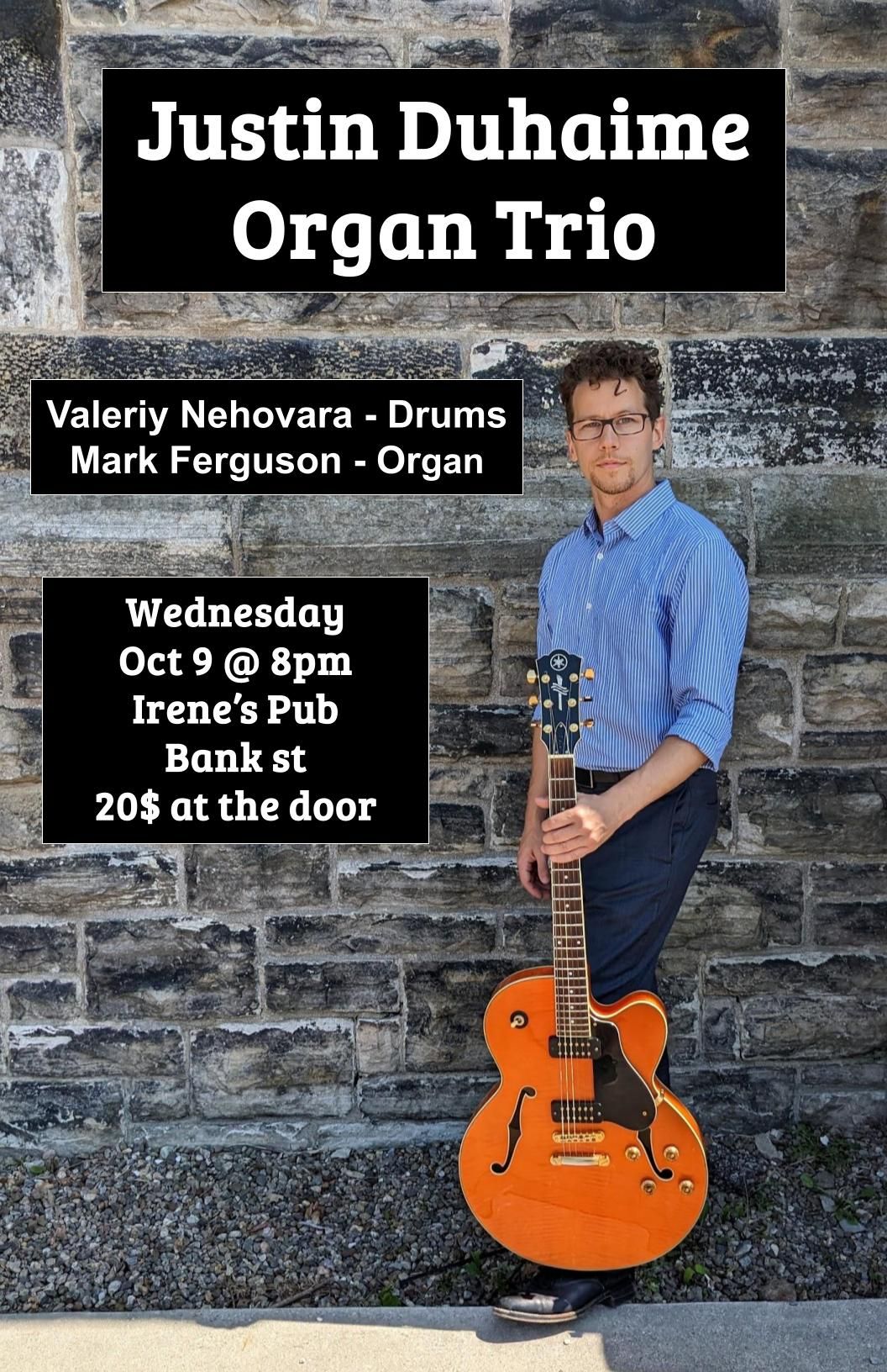 Justin Duhaime Organ Trio