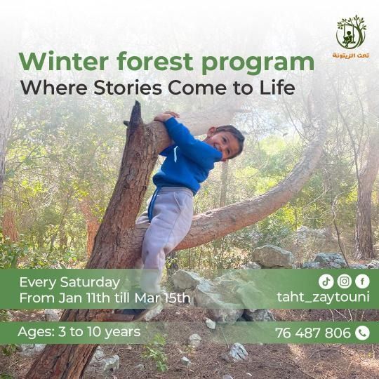 Winter Forest Program Every Saturday\ud83c\udf32\ud83c\udf1f