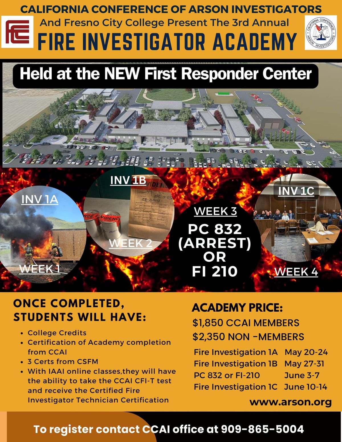 CCAI Fire Investigator Academy