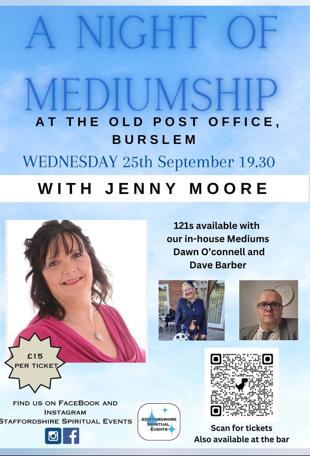 An Evening of Mediumship with Jenny Moore