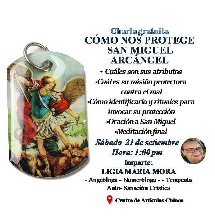 C\u00f3mo nos protege San Miguel Arc\u00e1ngel: charla gratuita