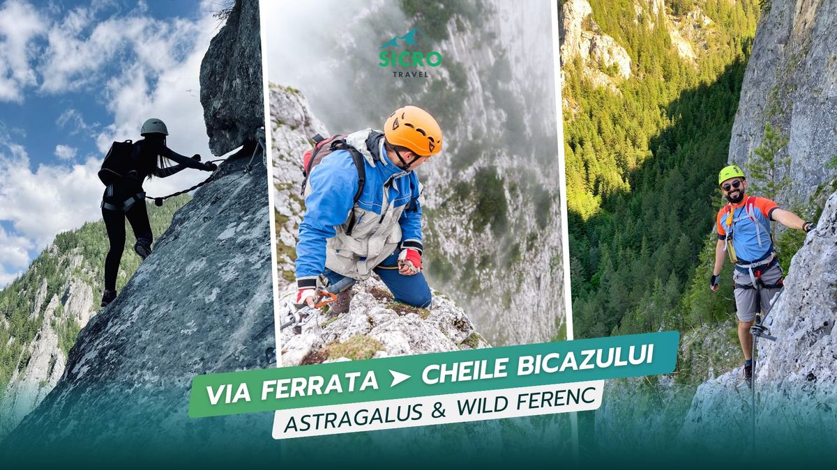 VIA FERRATA \u27a4 Cheile Bicazului: Astragalus & Wild Ferenc