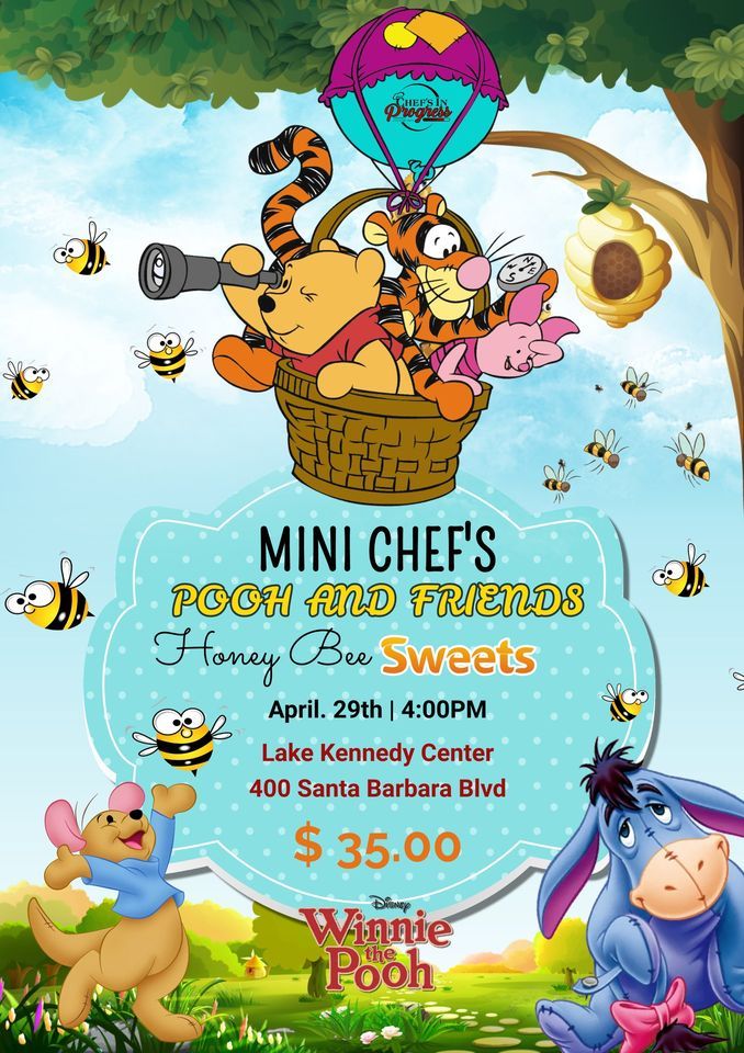 MIni Chef's(Ages 3-6) Pooh and Friends Honey Bee Sweets & Healthy Treats