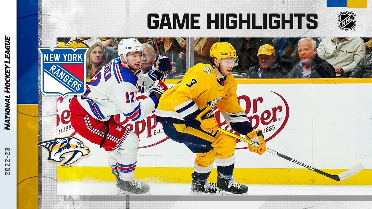 Nashville Predators at New York Rangers