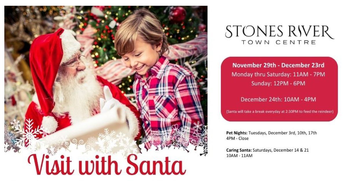 Visit with Santa @ Stones River Town Centre