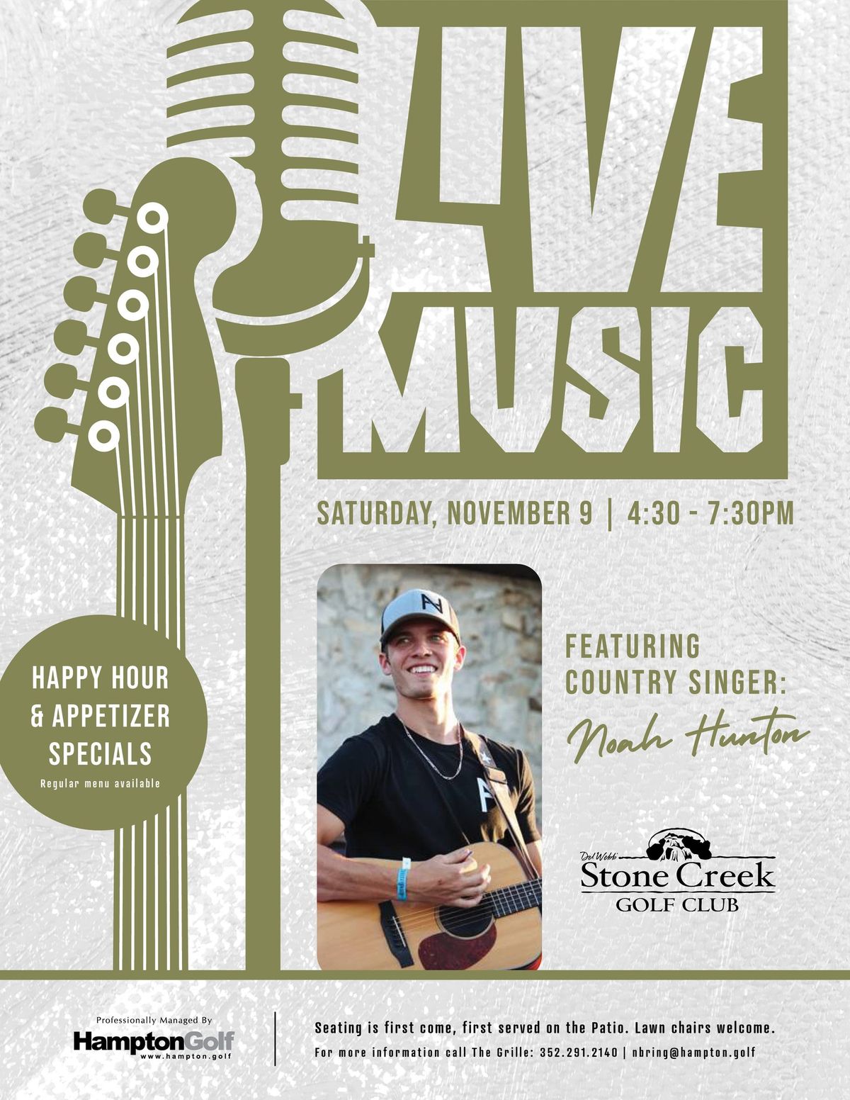 Live Music featuring Noah Hunton