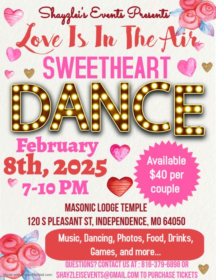 Love Is In The Air Sweetheart Dance