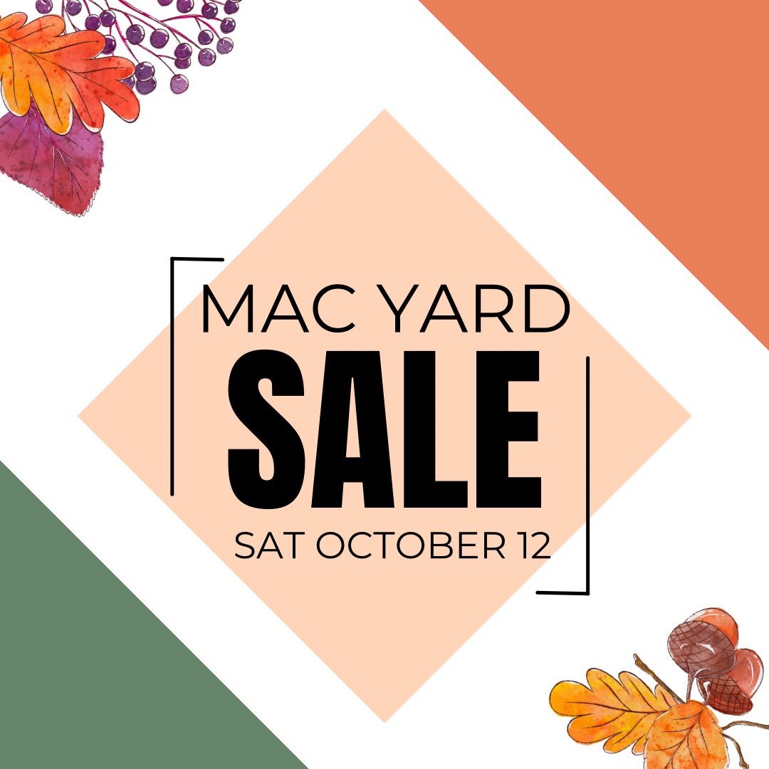 MAC\u2019s Fall Yard Sale 