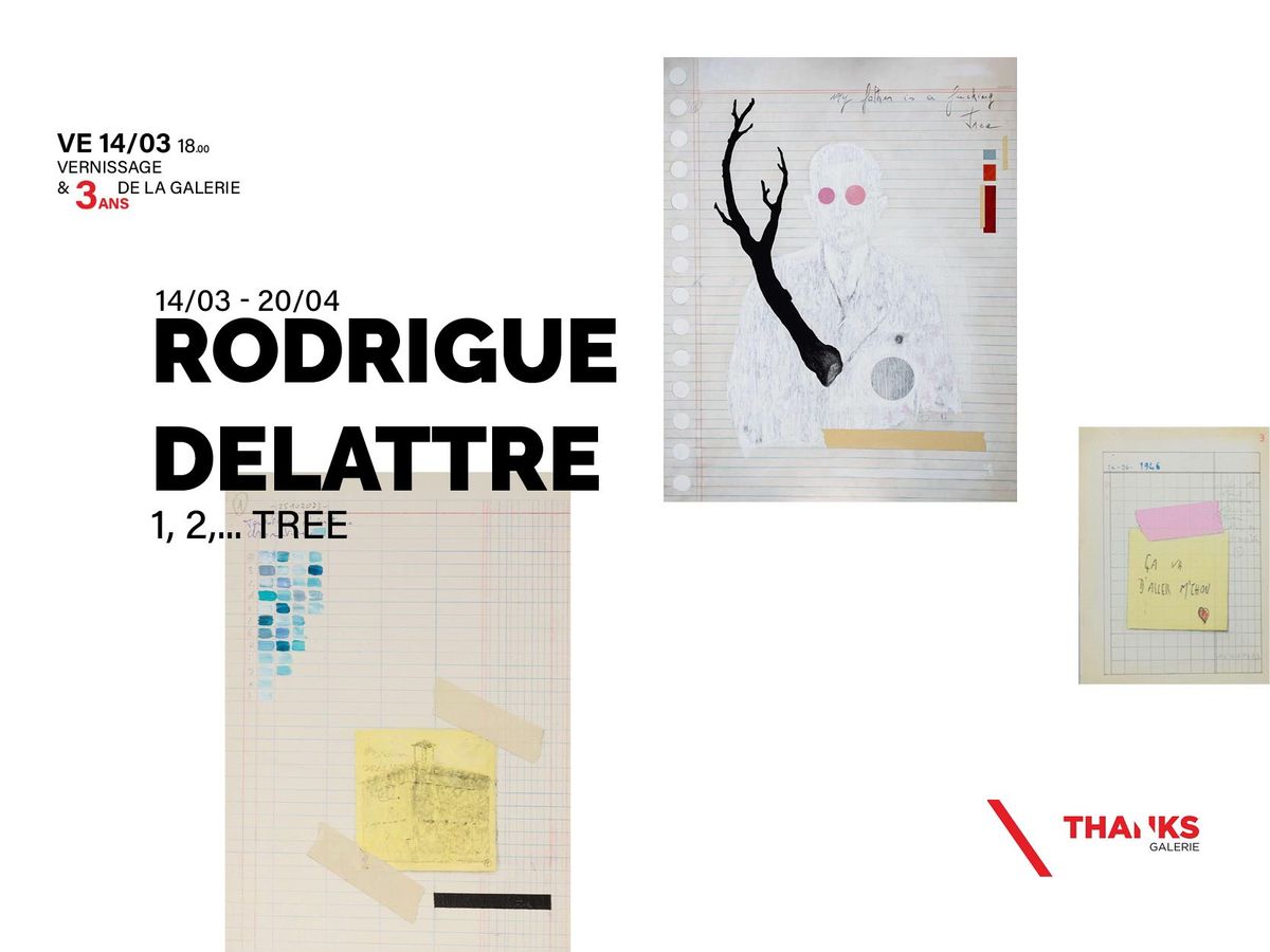 3 ans de la THANKSgalerie \\ Vernissage Rodrigue Delattre \\ ...