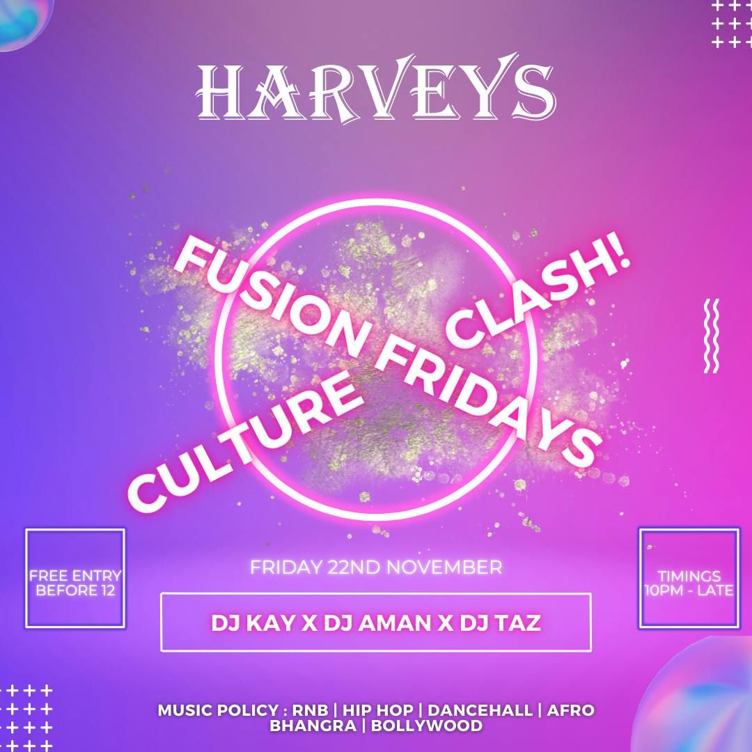 FUSION FRIDAYS | DJ KAY X DJ AMAN X DJ TAZ | FREE ENTRY BEFORE 12 | |