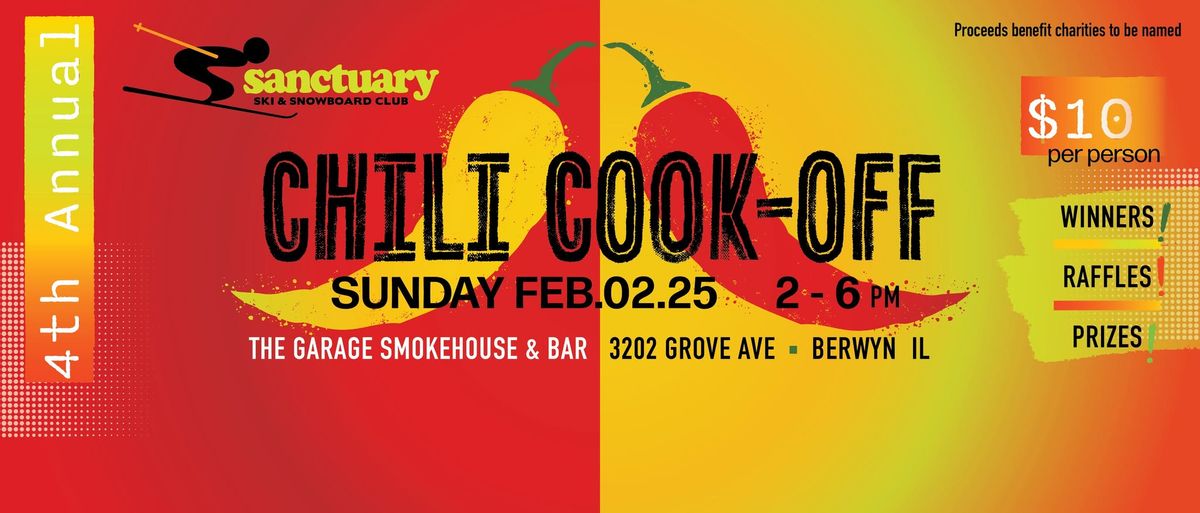 Sanctuary 4th Annual Charity Chili Cook Off!