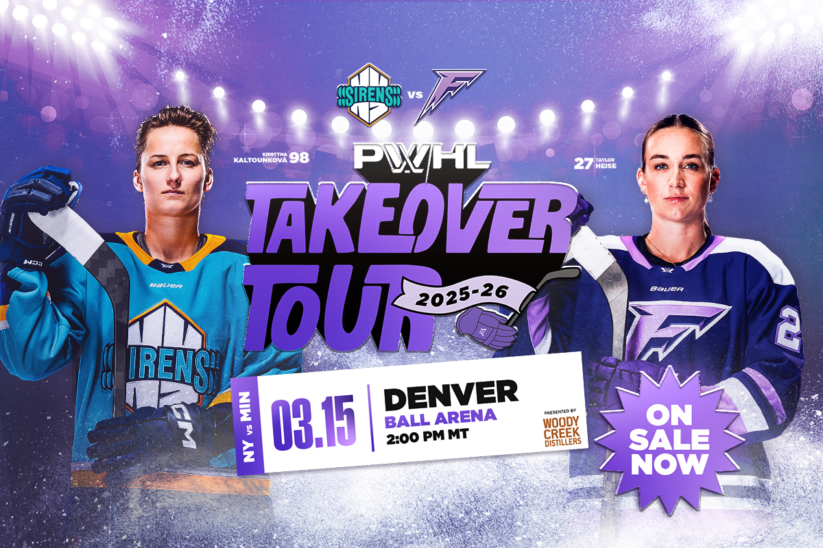 PWHL Takeover Tour - New York Sirens vs Minnesota Frost at Ball Arena