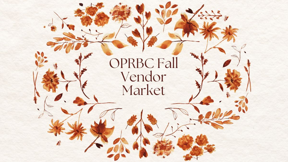 FALL VENDOR MARKET